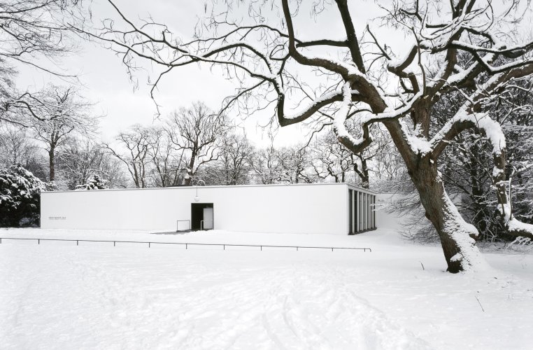 Das Ernst Barlach Haus im Winter