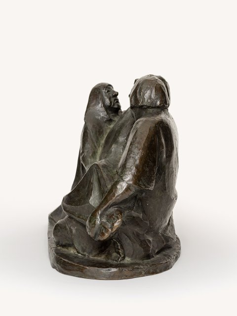 Gruppe aus drei Figuren (Der Tod, Sterben), 1925 (Guss zwischen 1930 und 1937)