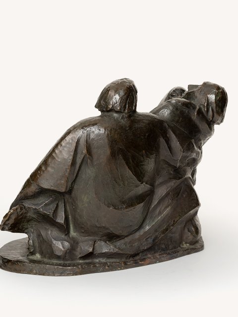 Gruppe aus drei Figuren (Der Tod, Sterben), 1925 (Guss zwischen 1930 und 1937)