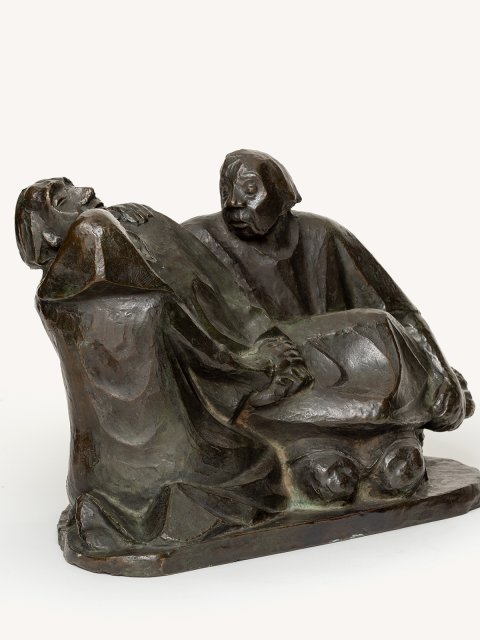 Gruppe aus drei Figuren (Der Tod, Sterben), 1925 (Guss zwischen 1930 und 1937)